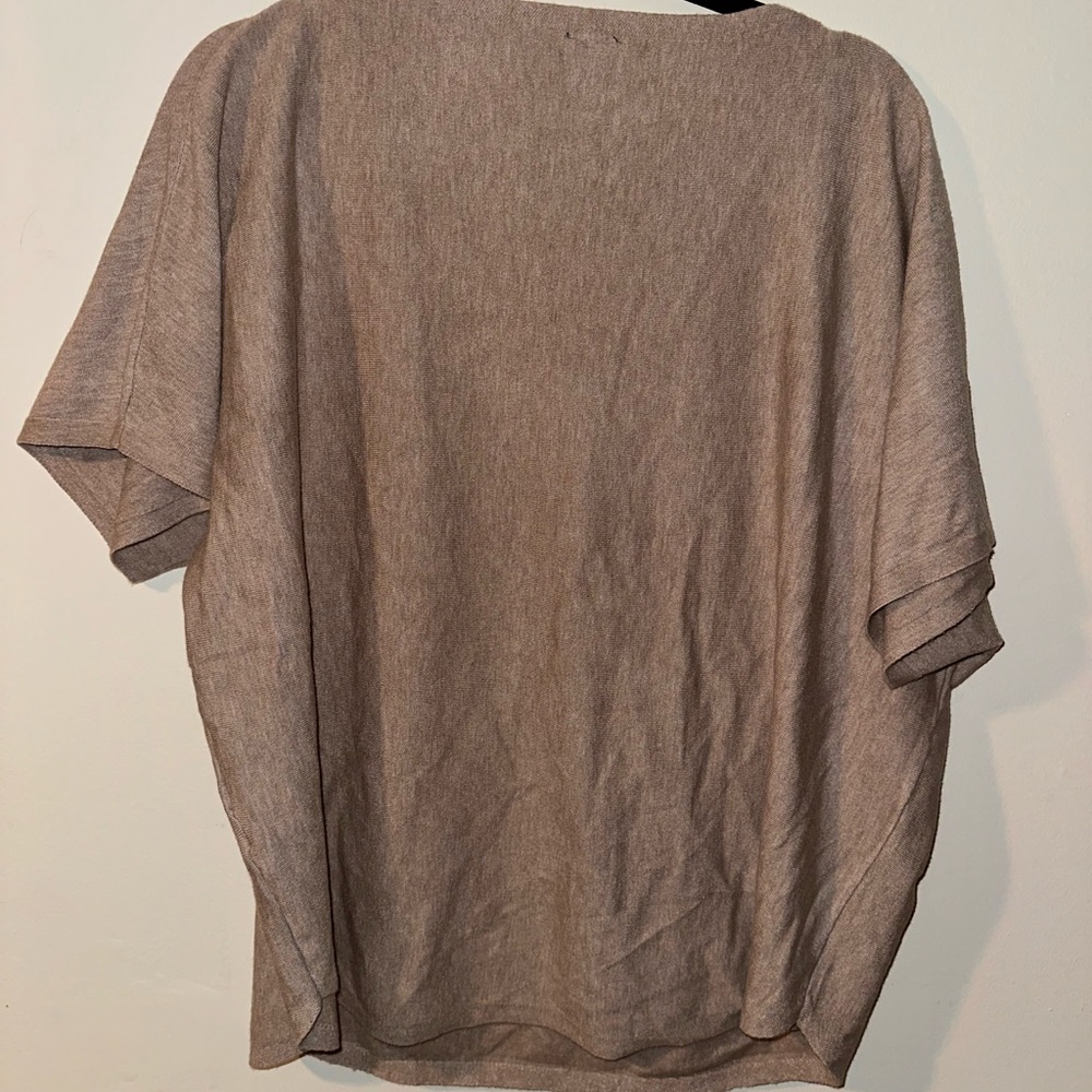 Aaeda Bow Patterned Beige Top - image 3